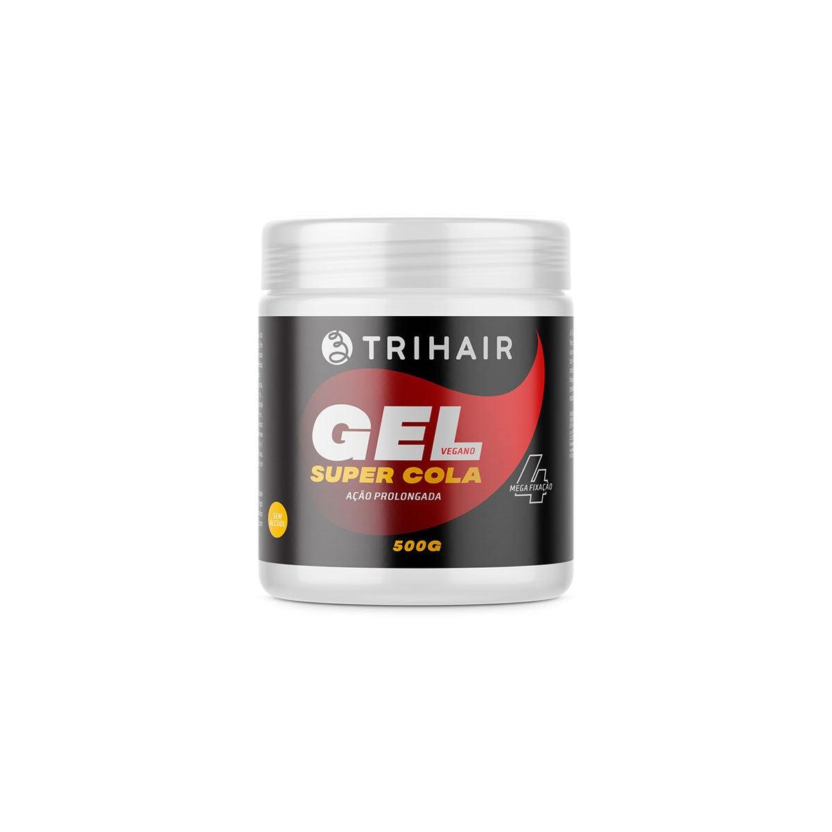 Gel TriHair Fixador Super Cola - 500g - Trihair Cosméticos